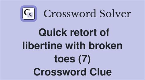 retort crossword clue|quick retort crossword clue.